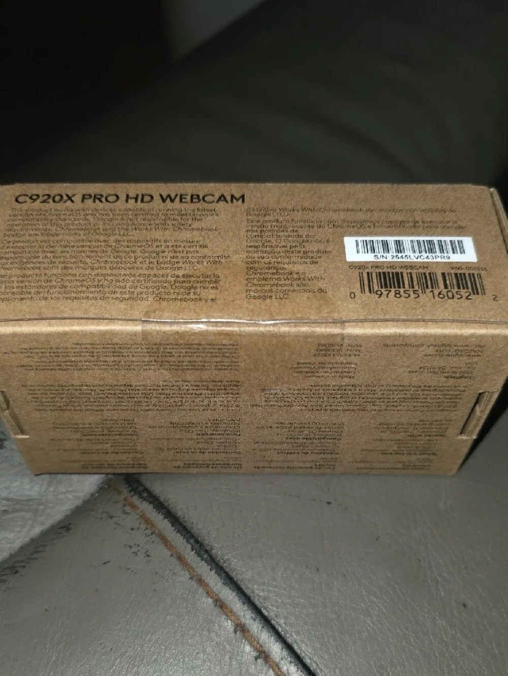 Logitech C920X Pro HD Webcam in Brown Kraft